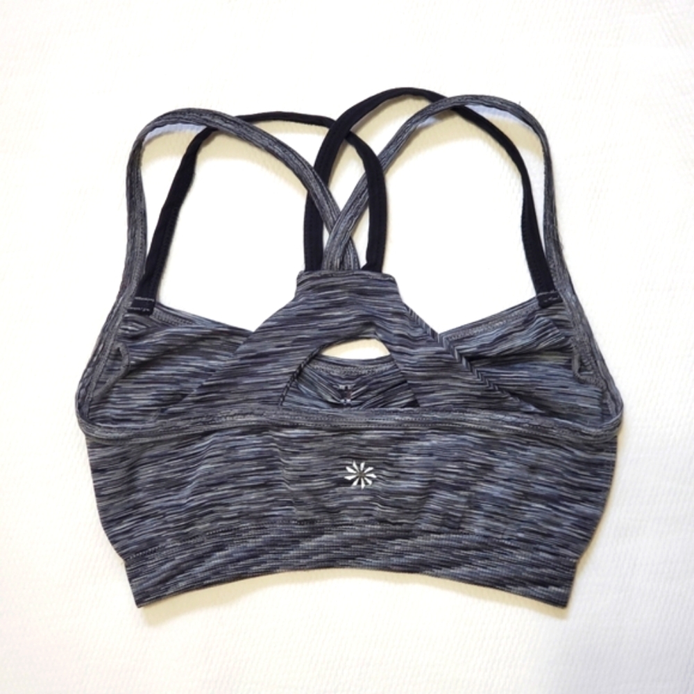 Athleta Namaste Spacedye Racerback Sports Bra - Picture 4 of 7